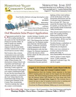 HVCC newsletter June 2017