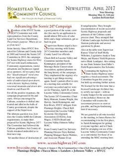 HVCC newsletter April 2017