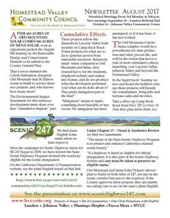 HVCC newsletter August 2017