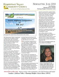 HVCC newsletter June 2018